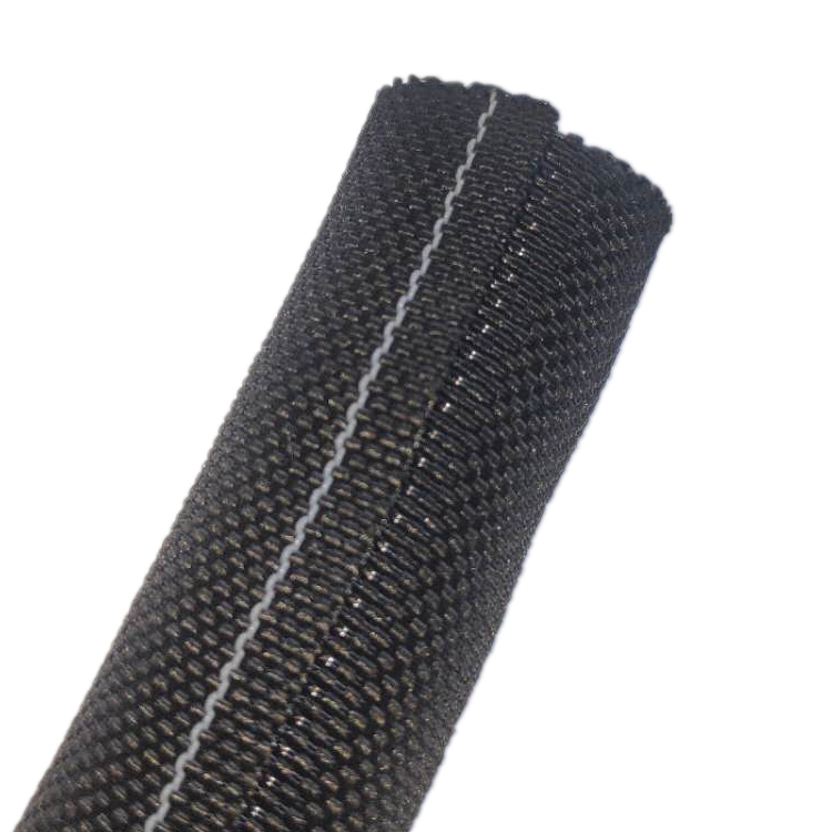 黑色加白邊自卷式套管