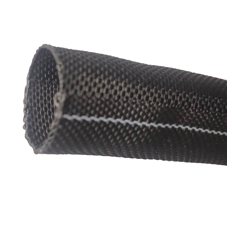 黑色加白邊自卷式套管