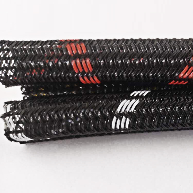 花紋式自卷式編織套管