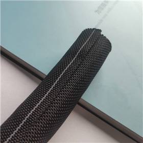 黑色加白邊自卷式套管