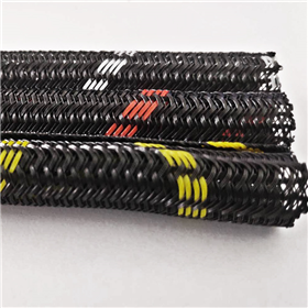 花紋式自卷式編織套管